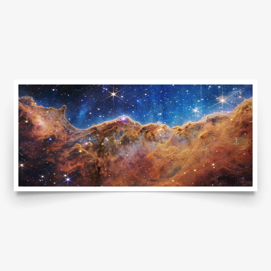 “Cosmic Cliffs” in the Carina Nebula Panorama