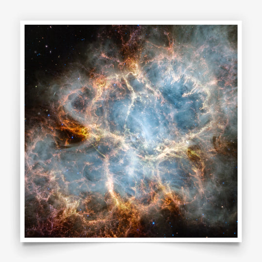 JWST: Crab Nebula Poster