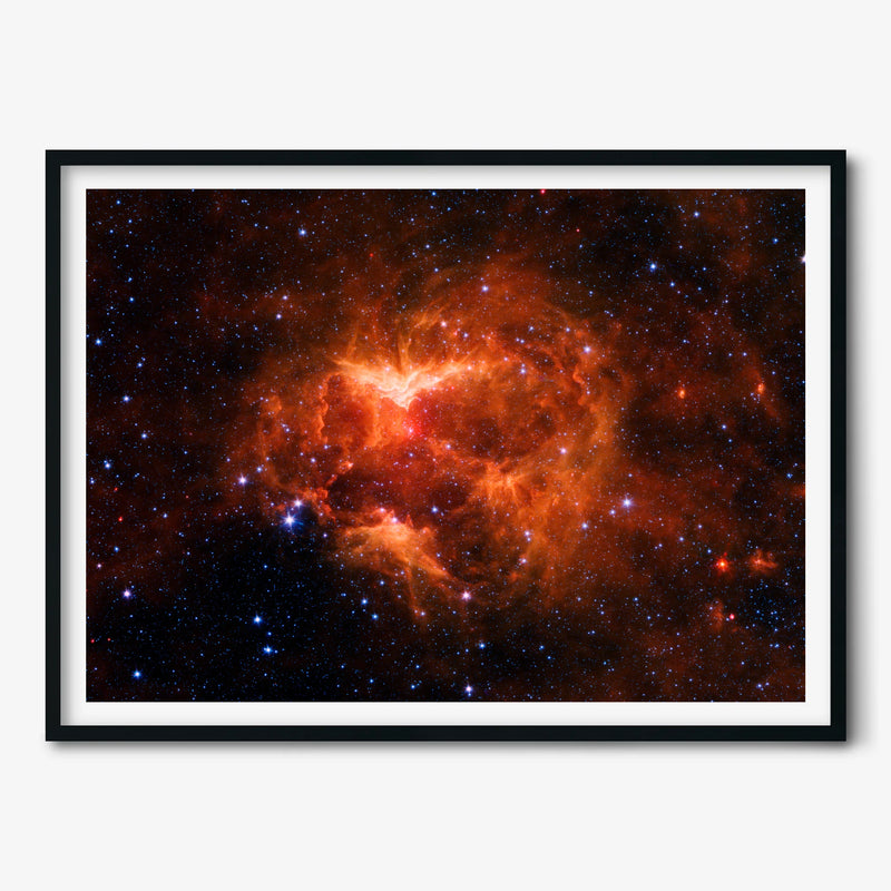 The Jack-o-Lantern Nebula by Spitzer Space Telescope (Version 1)