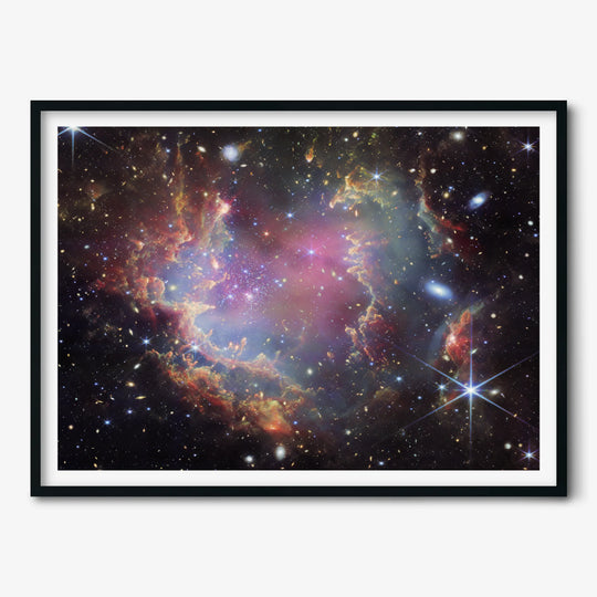 NGC 602 (Webb View: NIRCam and MIRI image) Poster