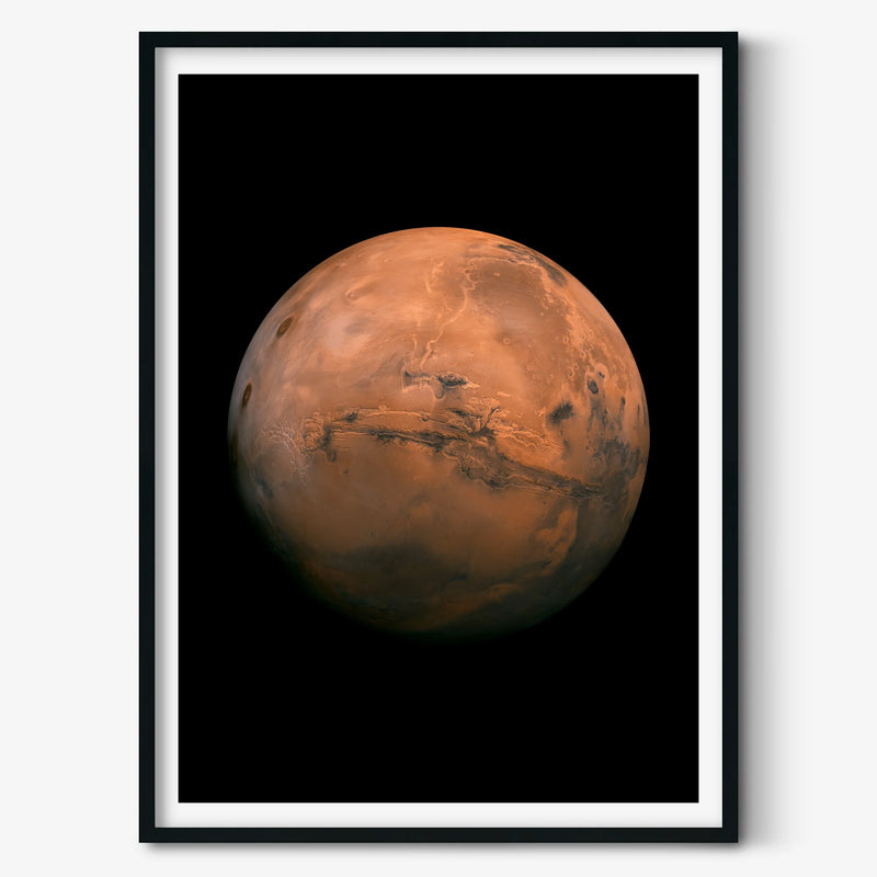 NASA Mars Valles Marineris Poster