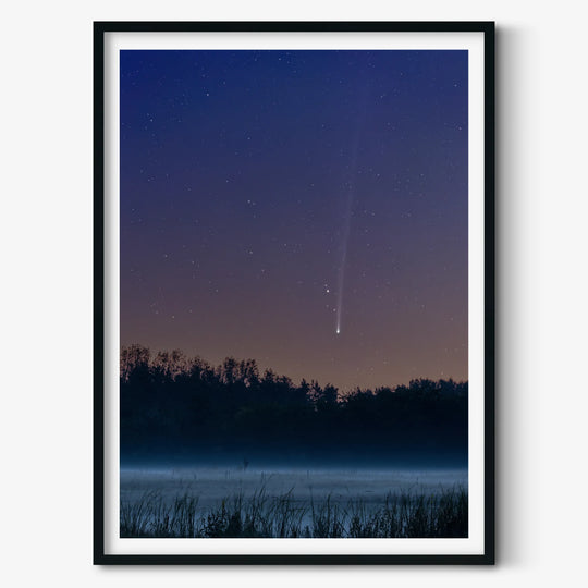 Lionel Majzik: The Magical Comet C/2023 P1 (Nishimura) Poster