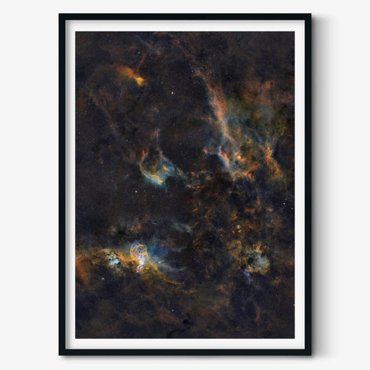 Rod Prazeres: Cosmic Beacon - The Statue of Liberty Nebula and Surroundings Poster