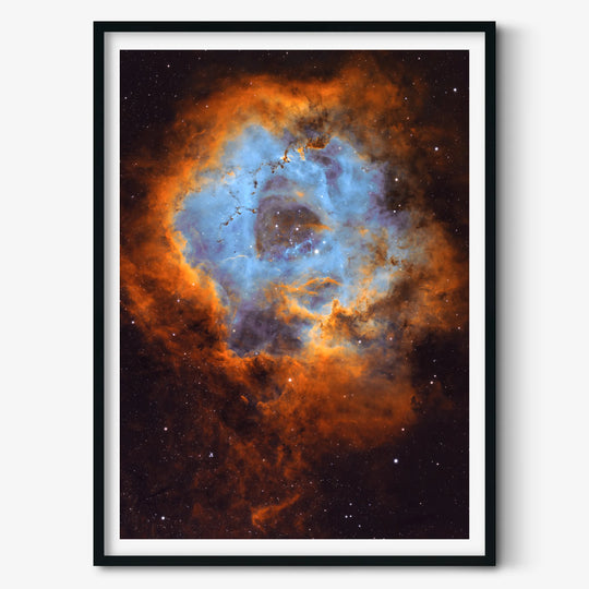 Rod Prazeres: Galactic Blossom - The Rosette Nebula Poster