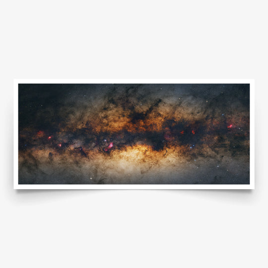 Galactic Center of Milky Way Poster (Gigapixel Panorama Series)