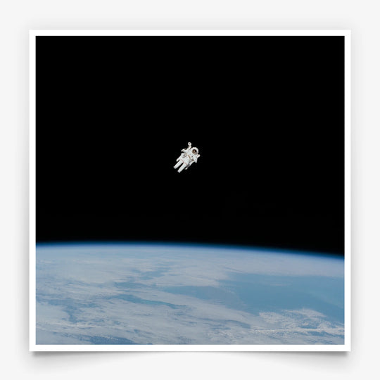Bruce McCandless: Alone Astronaut in Space Poster