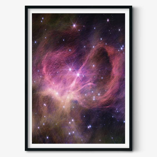 JWST: Star Cluster IC 348 (NIRCam View) Poster