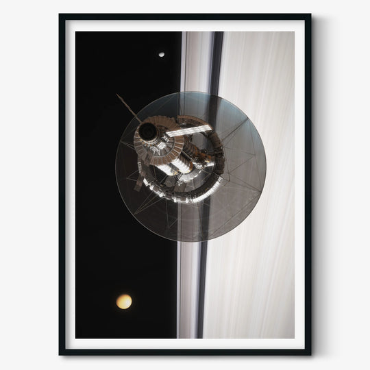 Maciej Rebisz: Kronos 1 Over Rings of Saturn Poster