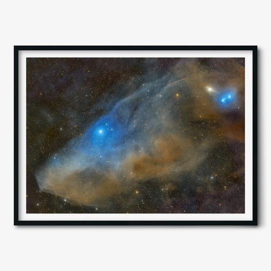 Stefan Lenz: The Blue Horsehead Nebula Poster