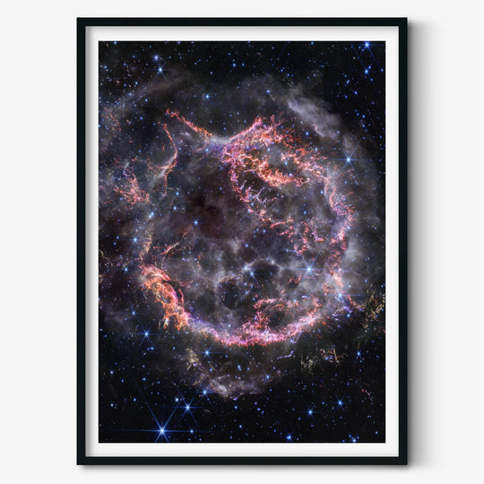 JWST: Cassiopeia A (NiRCam Image) Poster