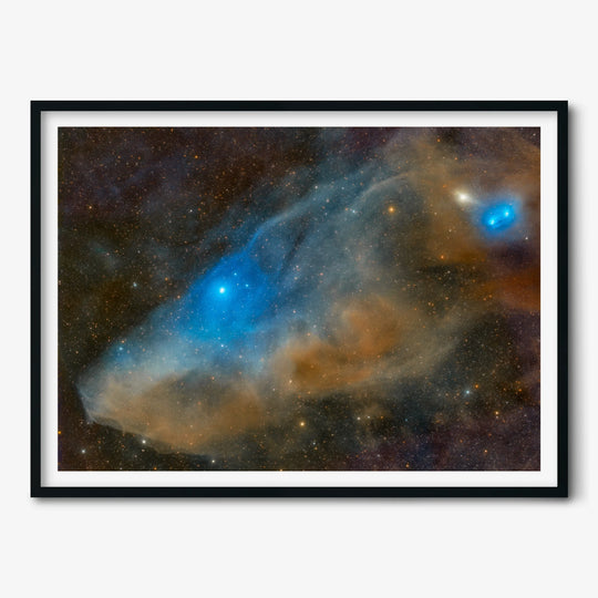 Stefan Lenz: The Blue Horsehead Nebula Poster