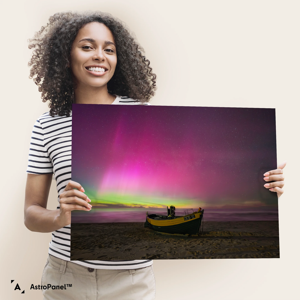 Marzena Rogozińska: Aurora Borealis over the Baltic Sea