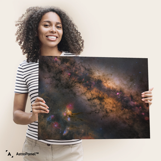 Stefan Lenz: Colorful Center of the Milky Way Poster