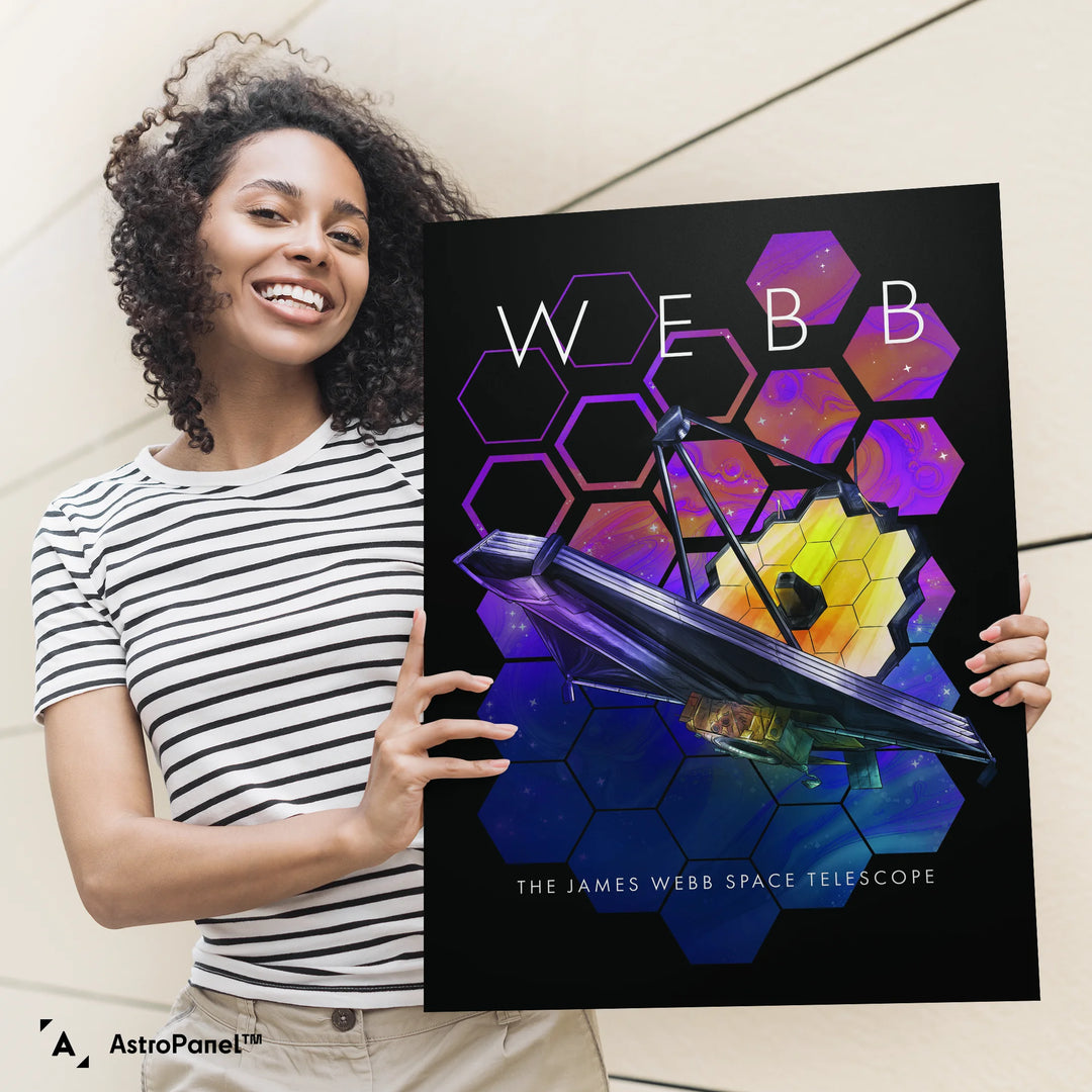 JWST Anniversary Poster (Dark Version)