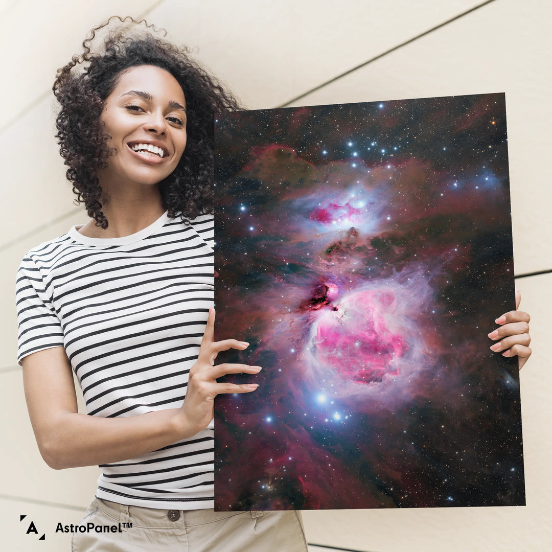 Chris Willocks: The Orion & Running Man Nebulae Poster