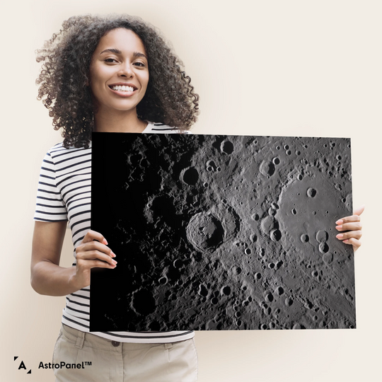 Shadows Across Vavilov Crater, Artemis II