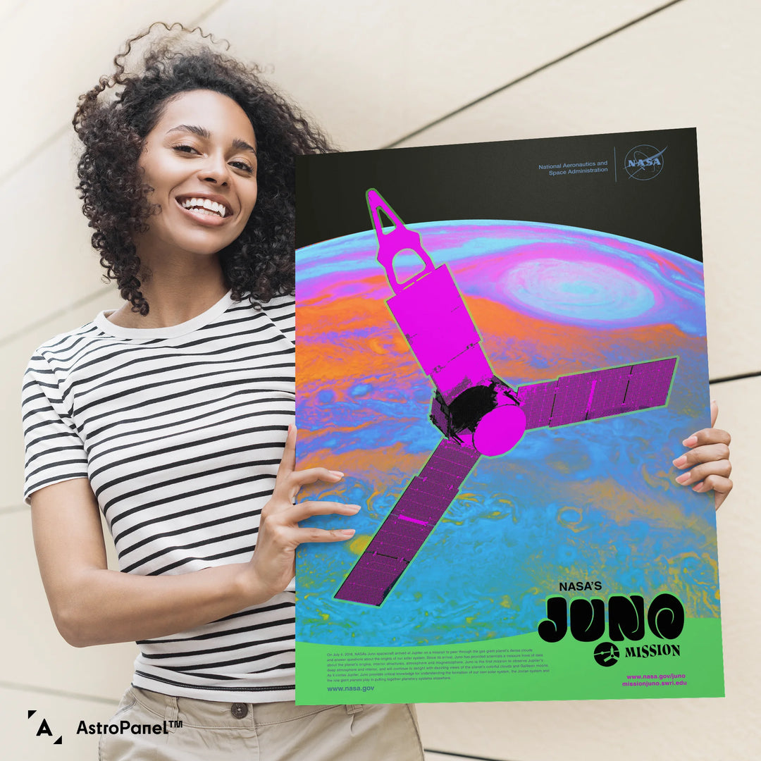 NASA Juno Mission Anniversary Poster