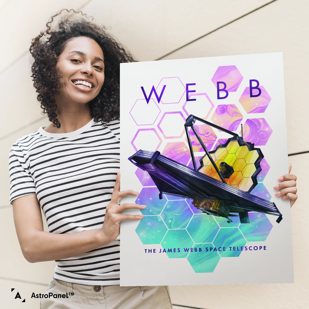 JWST Anniversary Poster (White Version)