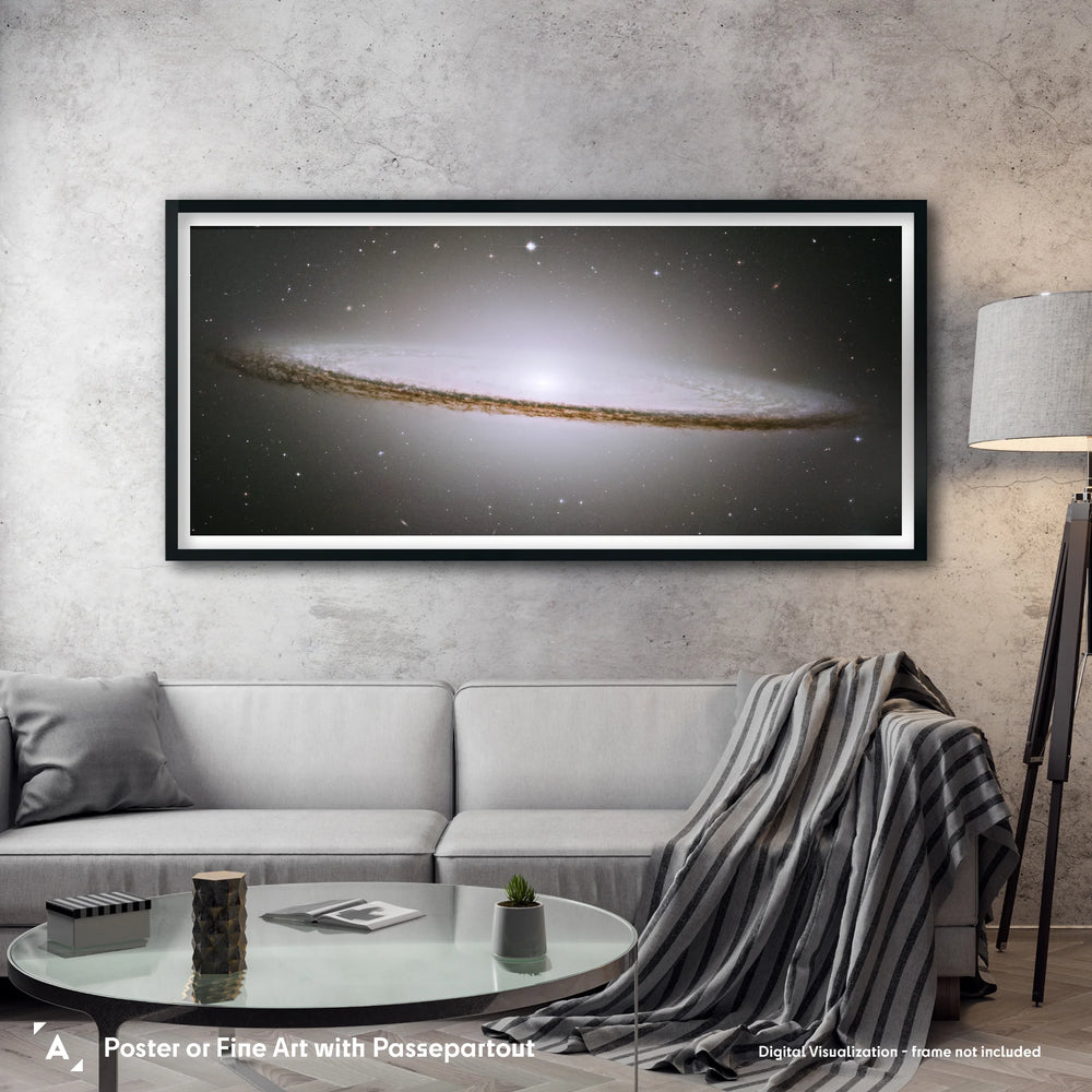 The Sombrero Galaxy (M104) Poster