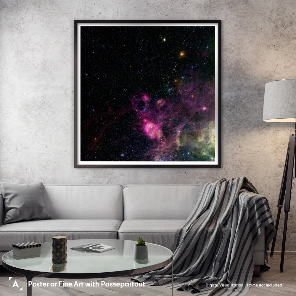 ESO Poster: LMC region near the Tarantula Nebula