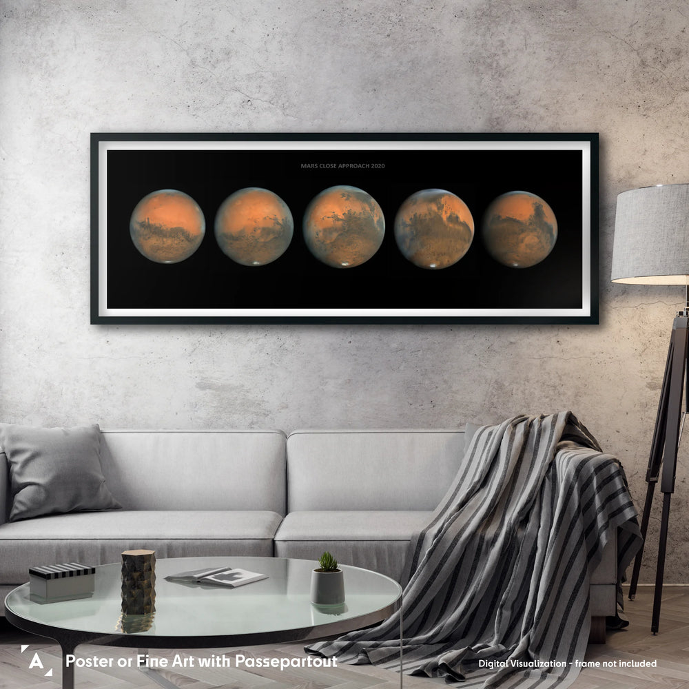 Damian Peach: Mars Close Approach 2020 Poster