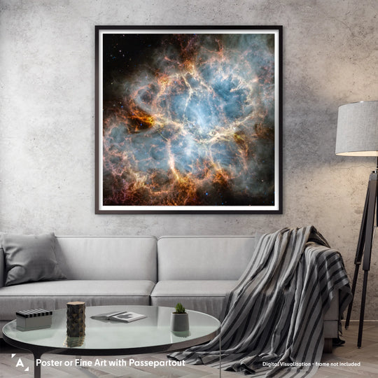 JWST: Crab Nebula Poster