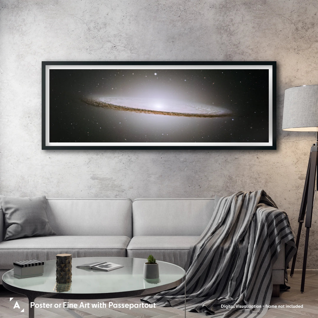 The Sombrero Galaxy (M104) Poster