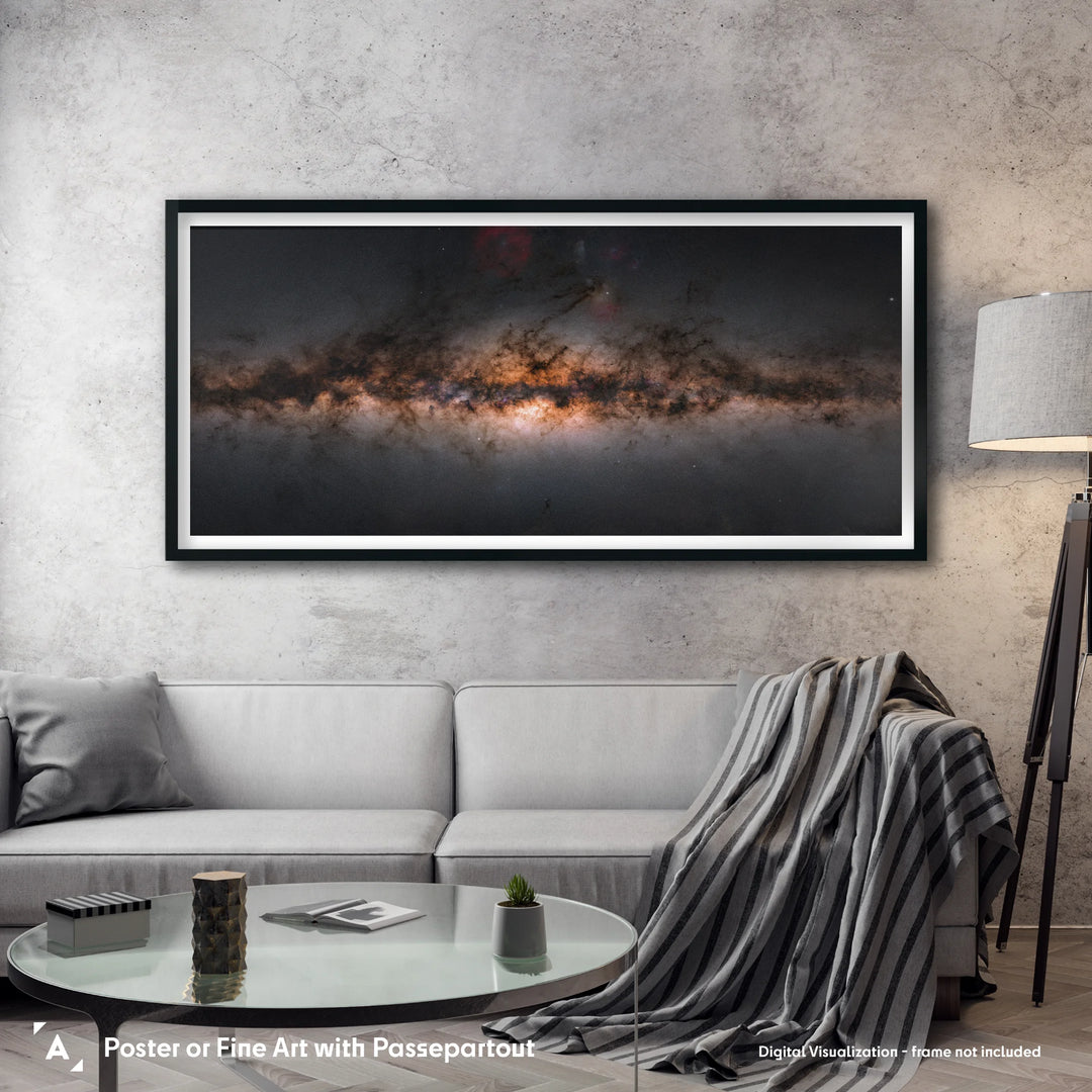 The Heart of the Milky Way - Gaia Gigapixel Panorama