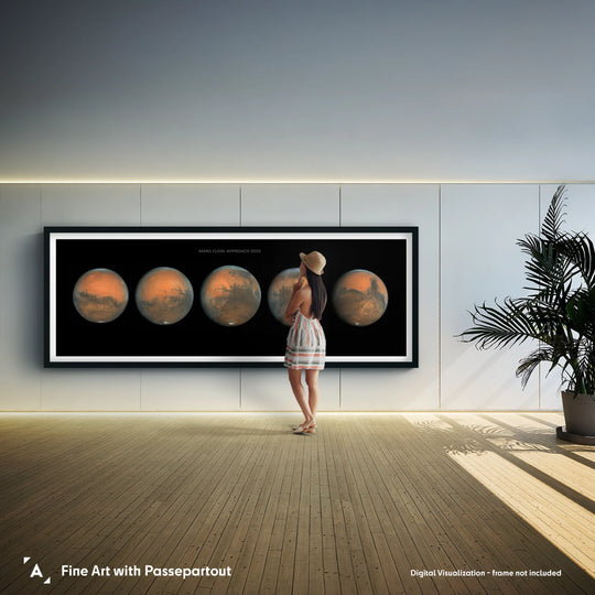 Damian Peach: Mars Close Approach 2020 Poster