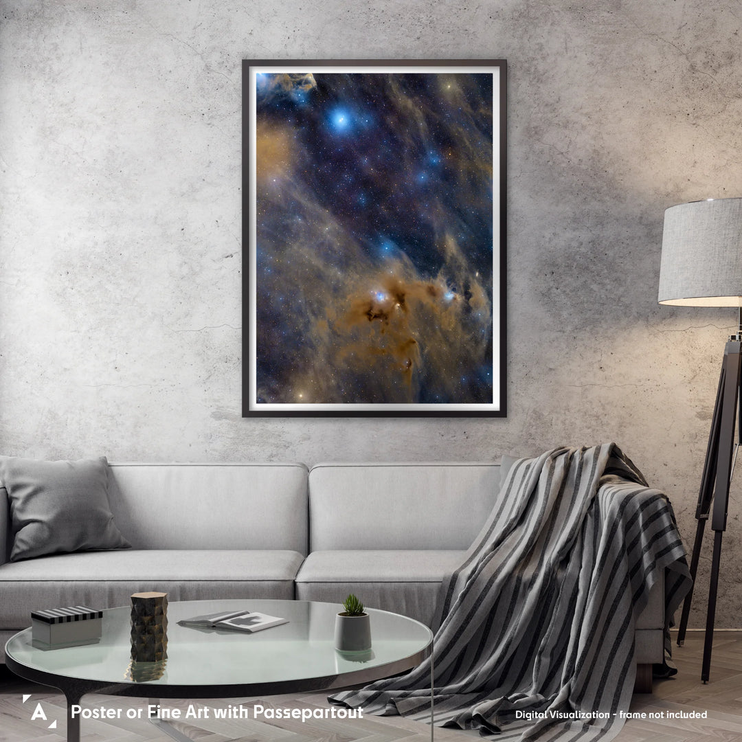 Chris Willocks: The Chamaeleon I Molecular Cloud Poster