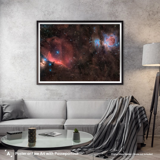 Stefan Lenz: The Horsehead & Orion Nebula Poster