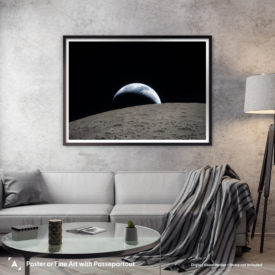 Earthset, Artemis II | NASA Moon Mission Poster & Fine Art Earthset, Artemis II | NASA Moon Mission Poster & Fine Art
