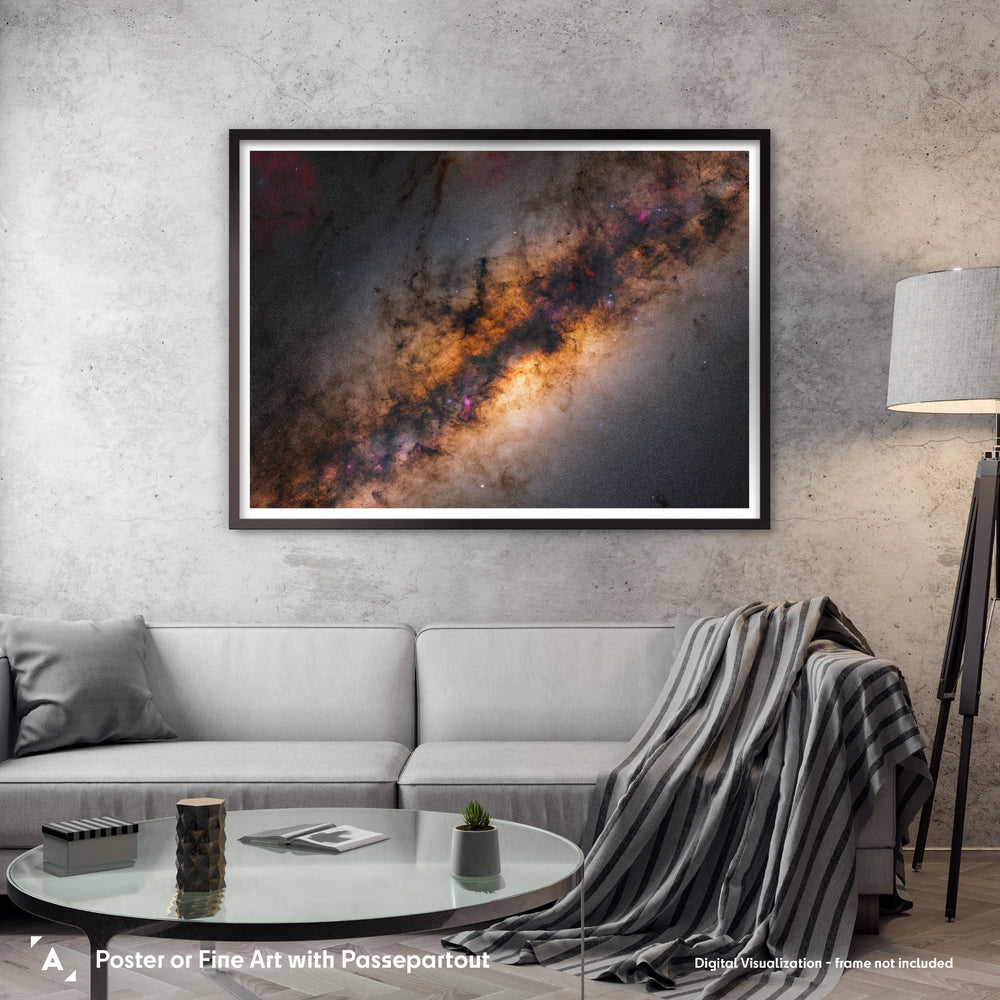 The Milky Way Center - Gaia Gigapixel Series