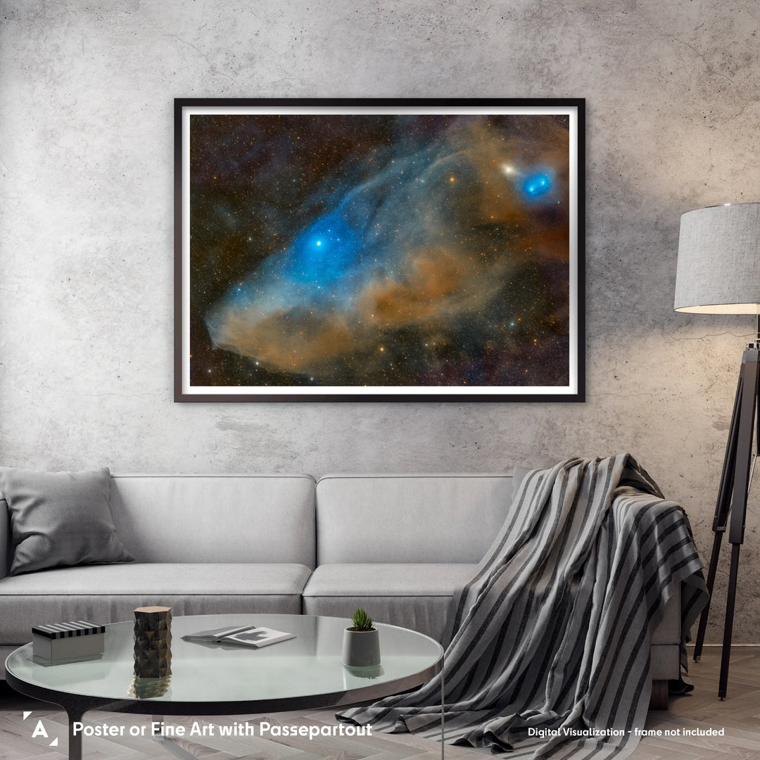 Stefan Lenz: The Blue Horsehead Nebula Poster