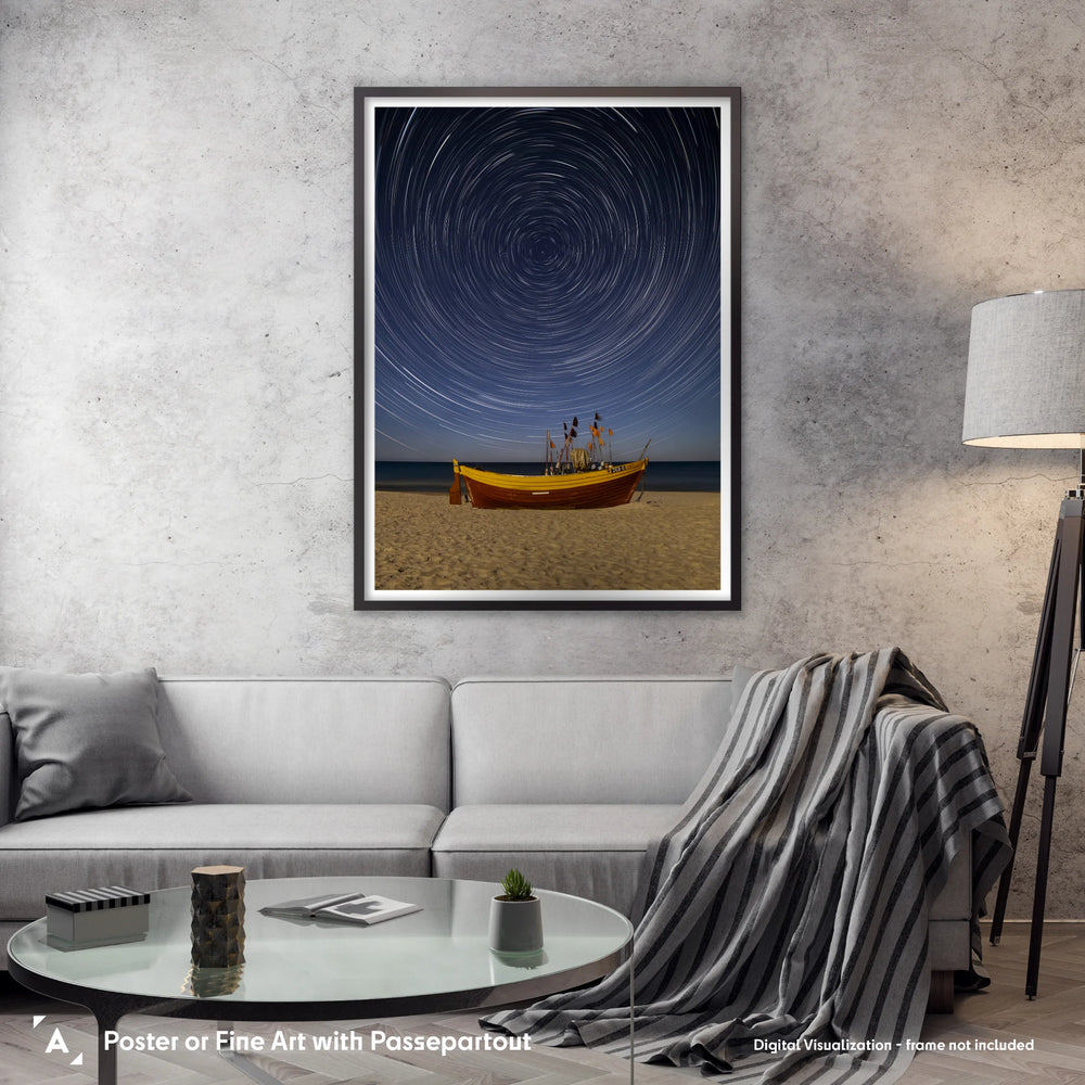 Marzena Rogozińska: Startrails over the Baltic Sea