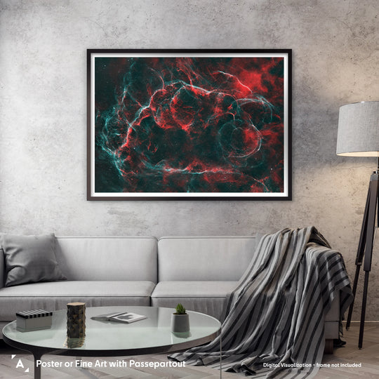 Chris Willocks: The Vela Supernova Remnant Poster