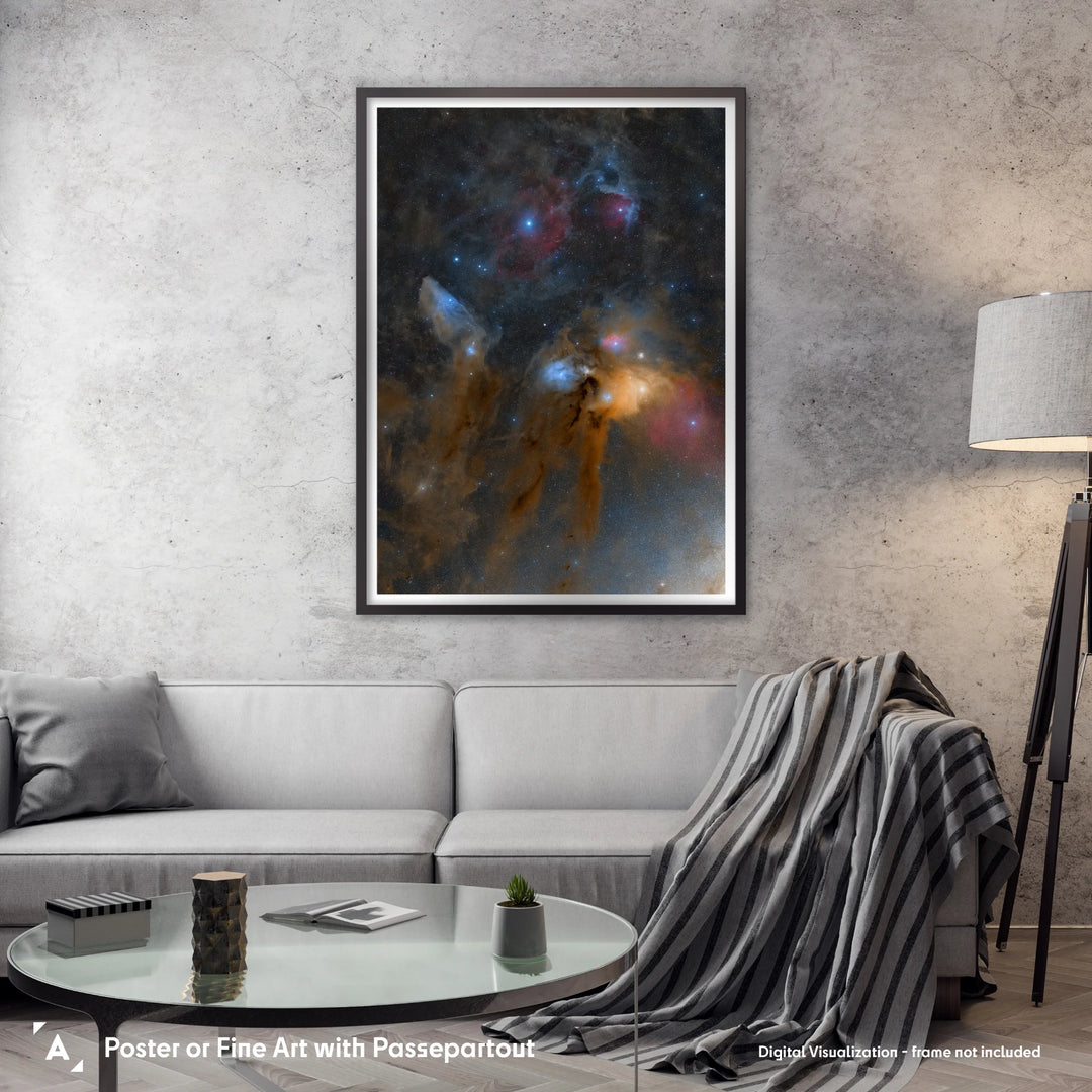 Rho Ophiuchi Cloud Complex - The Cosmic Kaleidoscope