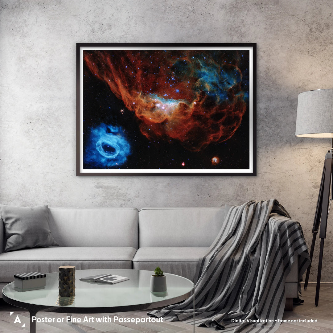 HST: Tapestry of Blazing Starbirth Poster