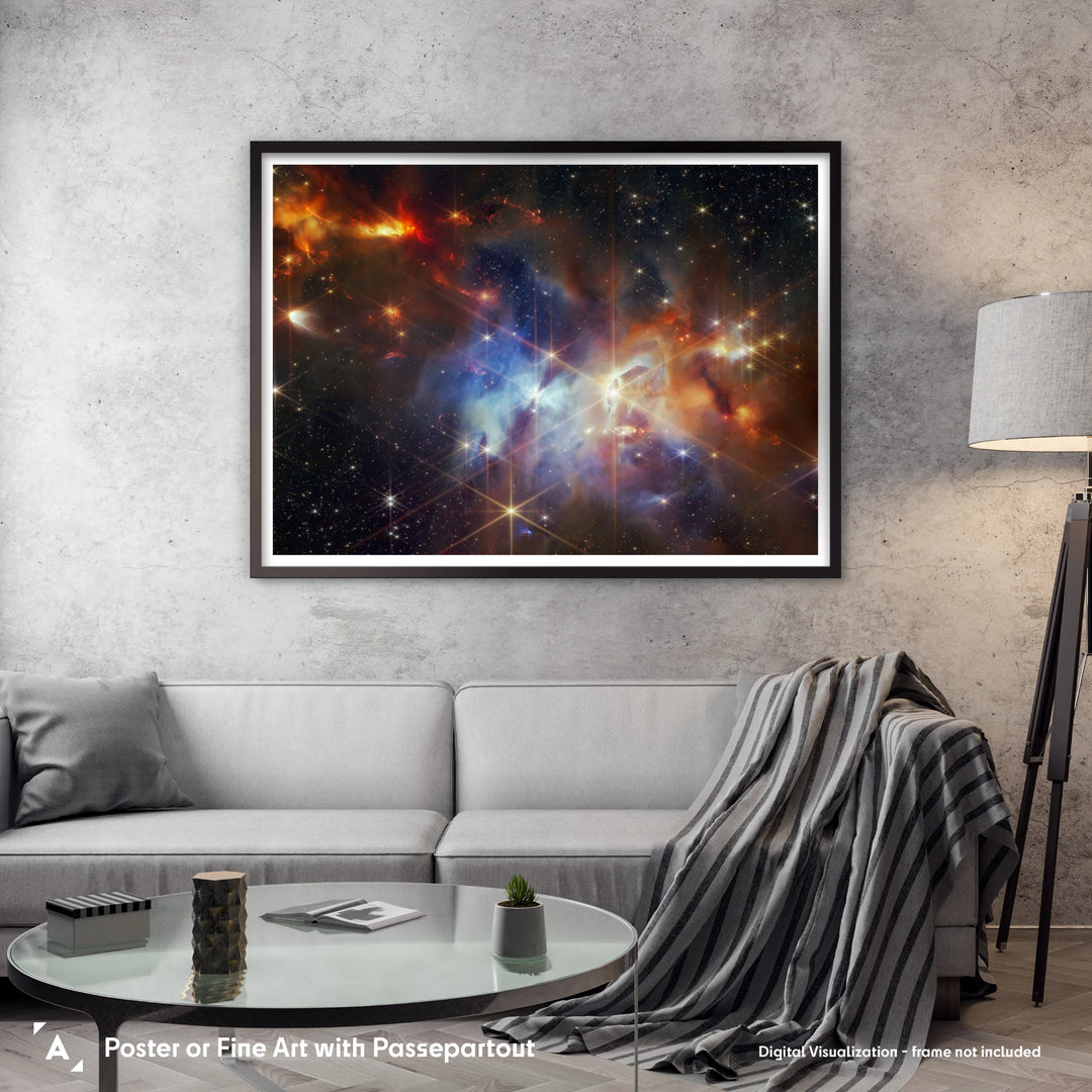 JWST: Serpens Nebula Poster