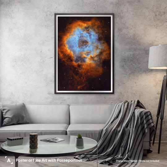 Rod Prazeres: Galactic Blossom - The Rosette Nebula Poster