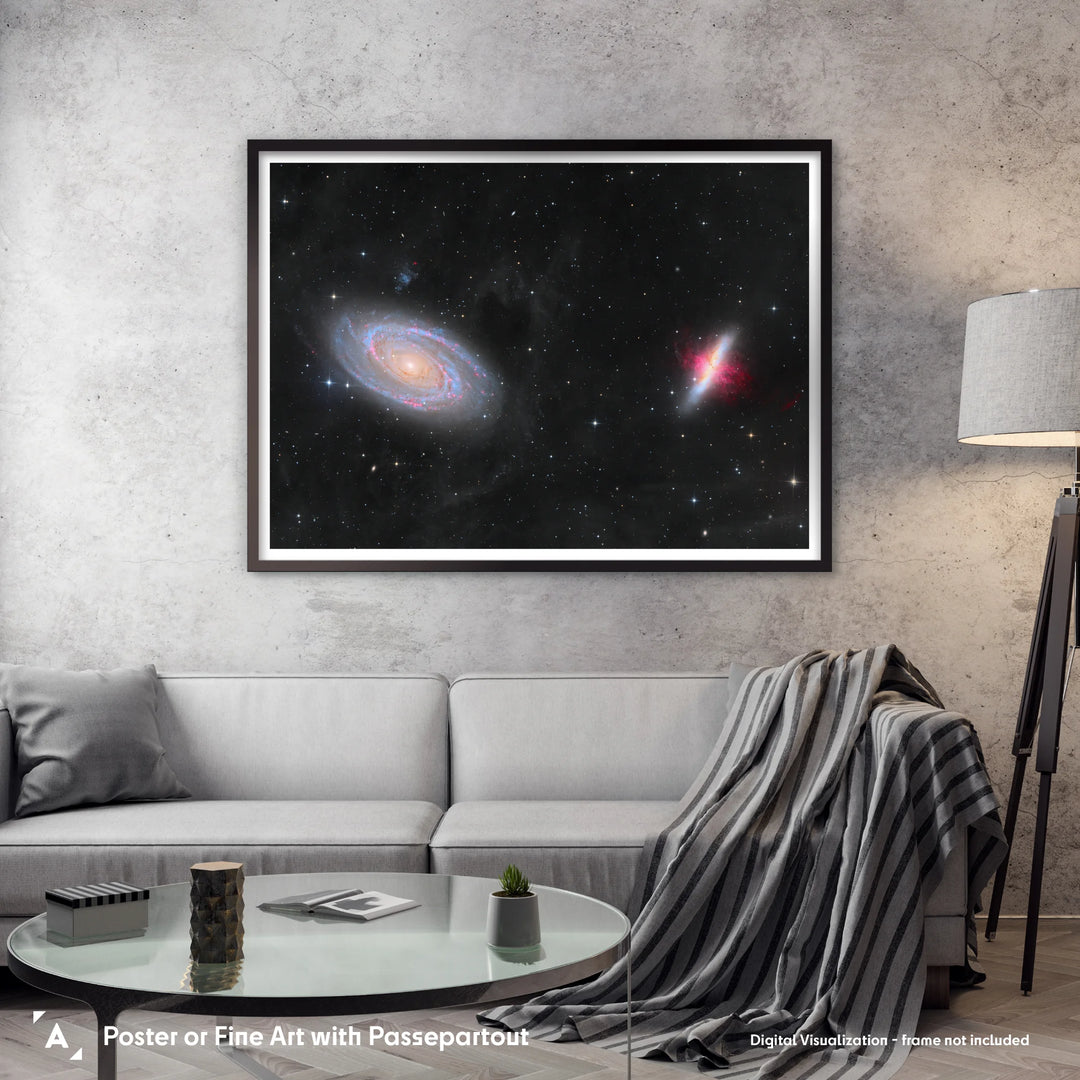 Paweł Radomski: The Luminous Pair of Ursa Major (Messier 81/82)