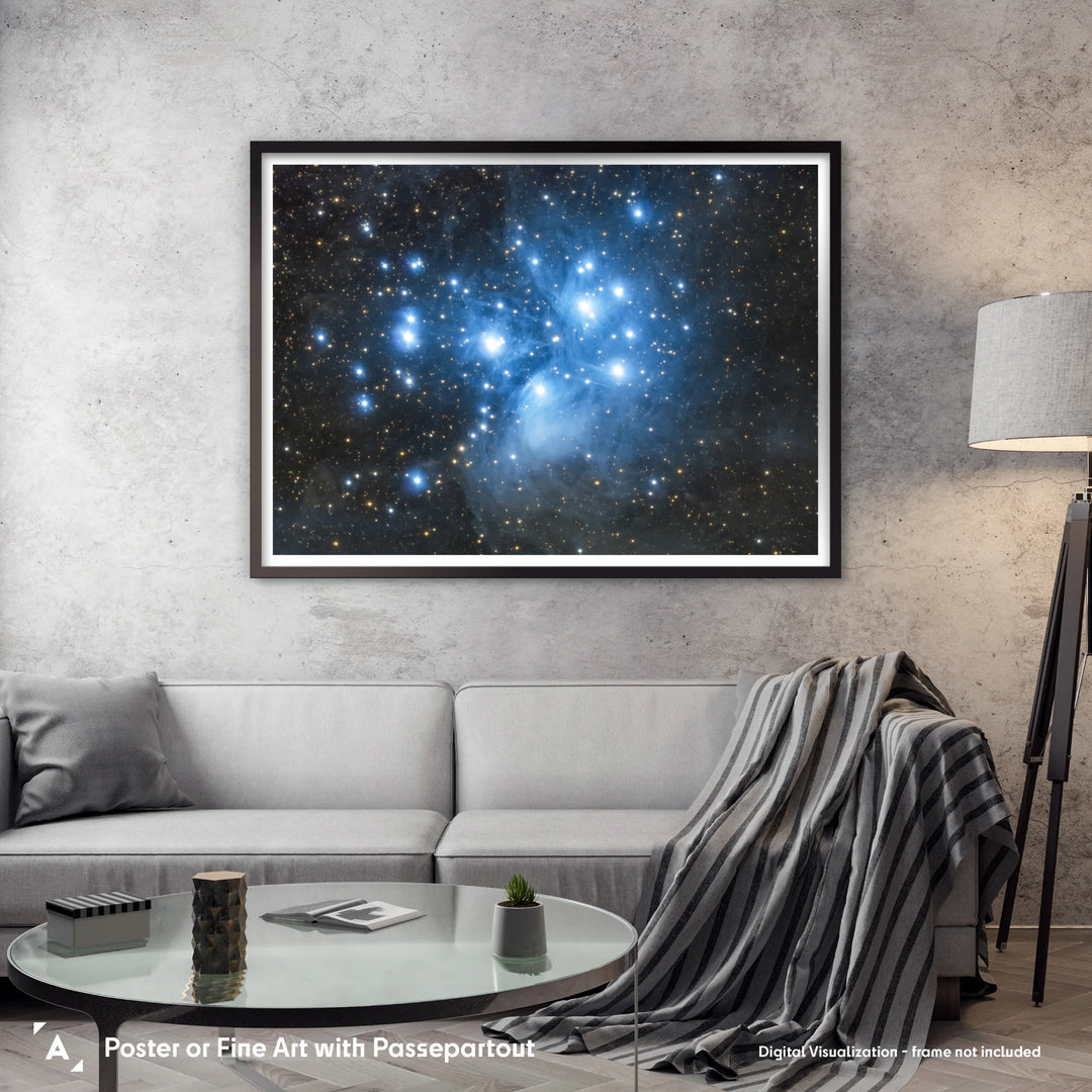 Lionel Majzik: Pleiades M45 Poster