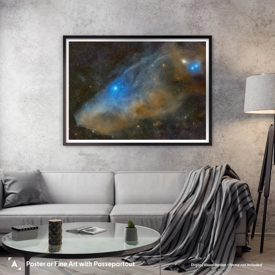 Stefan Lenz: The Blue Horsehead Nebula Poster