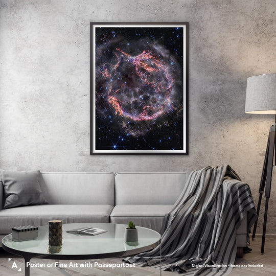 JWST: Cassiopeia A (NiRCam Image) Poster