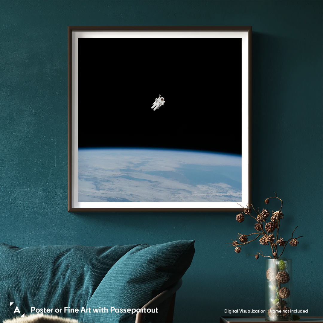 Bruce McCandless: Alone Astronaut in Space Poster