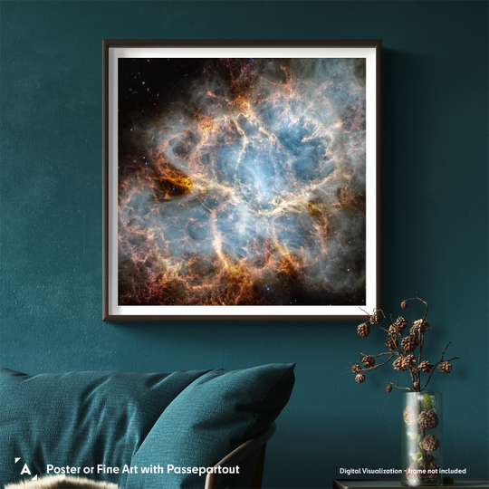 JWST: Crab Nebula Poster
