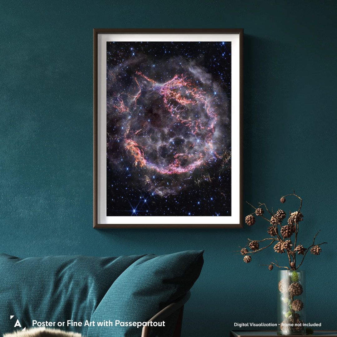 JWST: Cassiopeia A (NiRCam Image) Poster