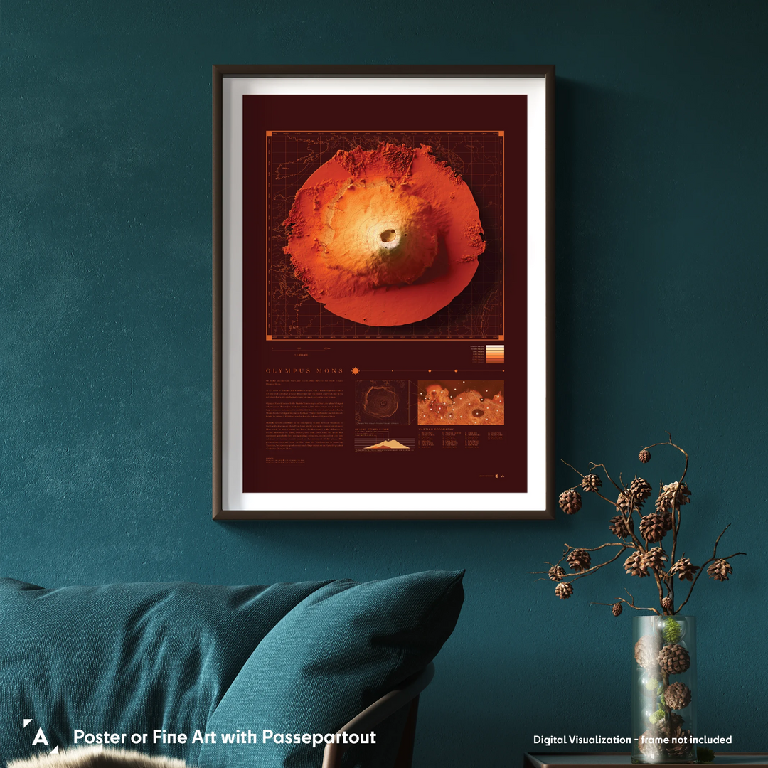 Justin Van Genderen: Olympus Mons (Martian Red)