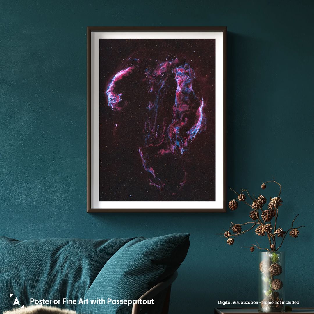 Rod Prazeres: Echoes of a Violent Past - The Cygnus Loop Nebula Poster