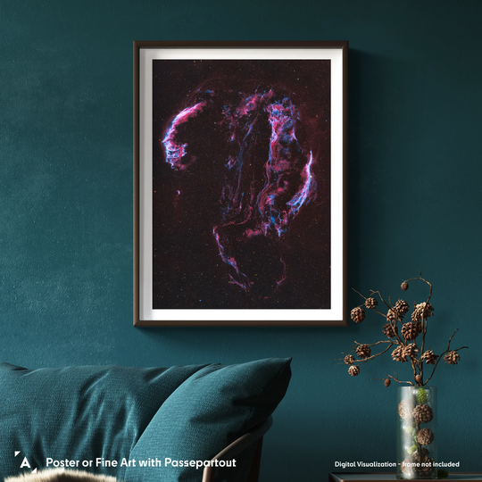 Rod Prazeres: Echoes of a Violent Past - The Cygnus Loop Nebula Poster